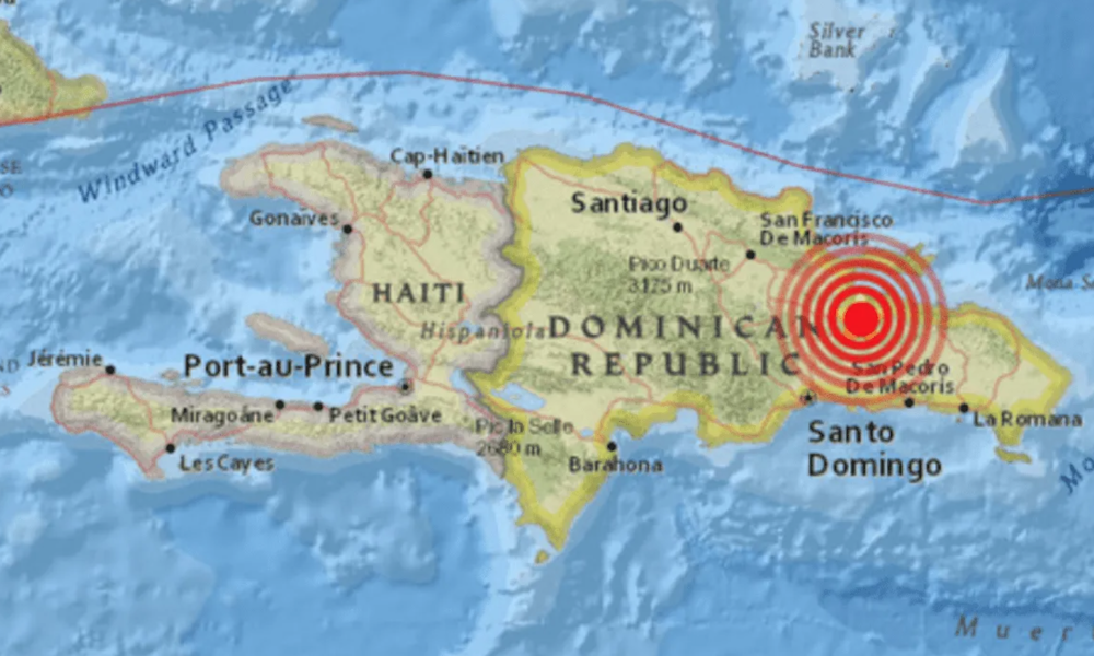 5 earthquake in the Dominican Republic; no damage reported Central News