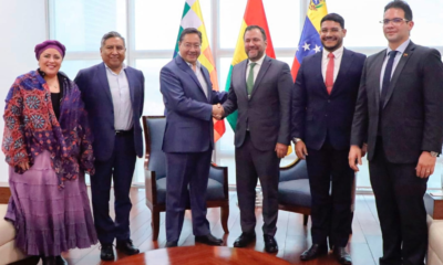 Bolivian President meets with Venezuelan Foreign Minister