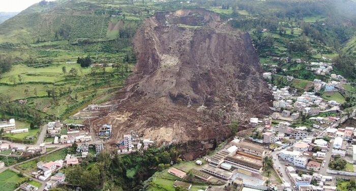 Alerte orange déclarée dans les secteurs d'Alausí, Équateur