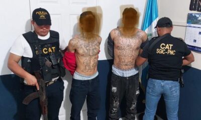 Capturan en México a dos pandilleros salvadoreños