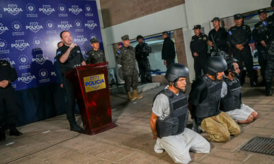 Gabinete de Seguridad presentan a responsables del asesinato del agente en Nueva Concepción, Chalatenango