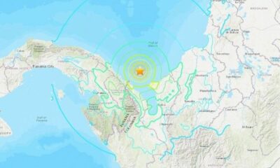 Earthquake shakes the Panama-Colombia border