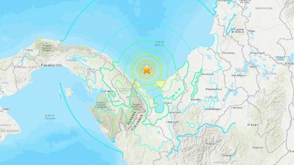 Earthquake shakes the Panama-Colombia border