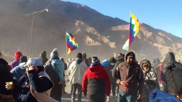 Manifestation à Jujuy, Argentine, pour dénoncer la répression