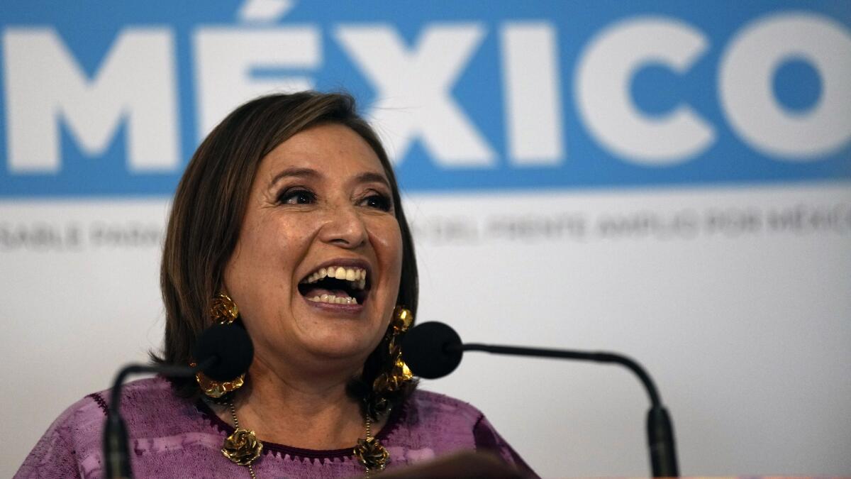 Xóchitl Gálvez perfila como principal candidata presidencial de la oposición en México