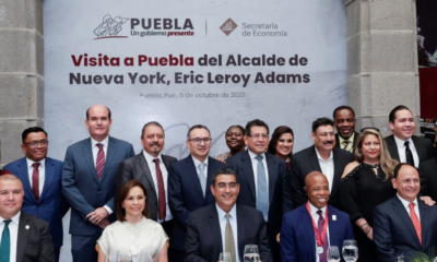 Alcalde de Nueva York, Eric Adams, busca equilibrio en su visita a Puebla frente a la crisis migratoria